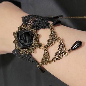 Lace Bronze Rose Bracelet